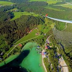 Flugwegposition um 16:13:27: Aufgenommen in der Nähe von St. Sebastian, Österreich in 1186 Meter